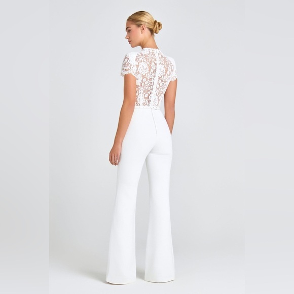 NADINE MERABI NEW Hattie White Jumpsuit - Picture 3 of 12